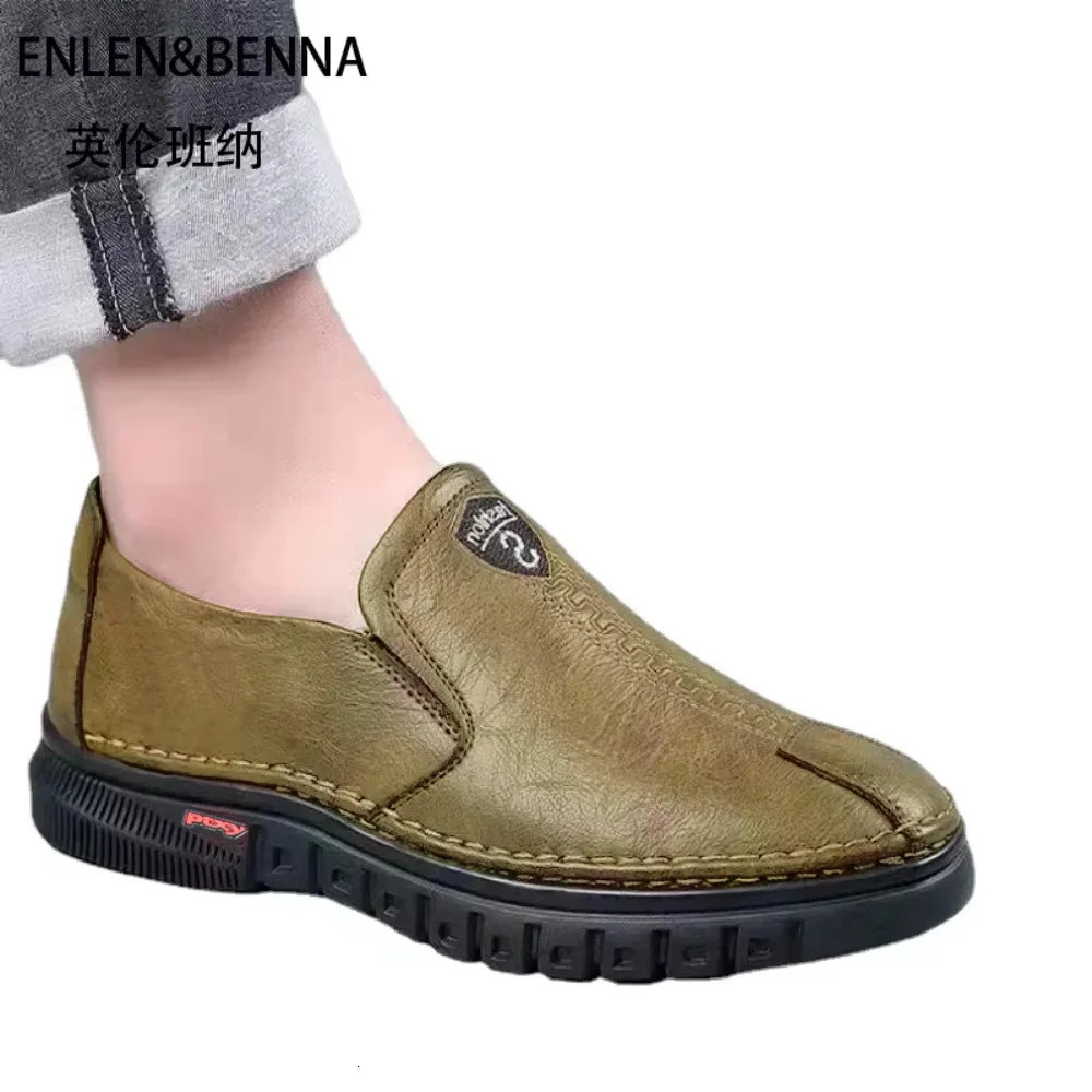 Mens shoes comfortable fashion synthetic leather soft sole surface nonslip mens 250526