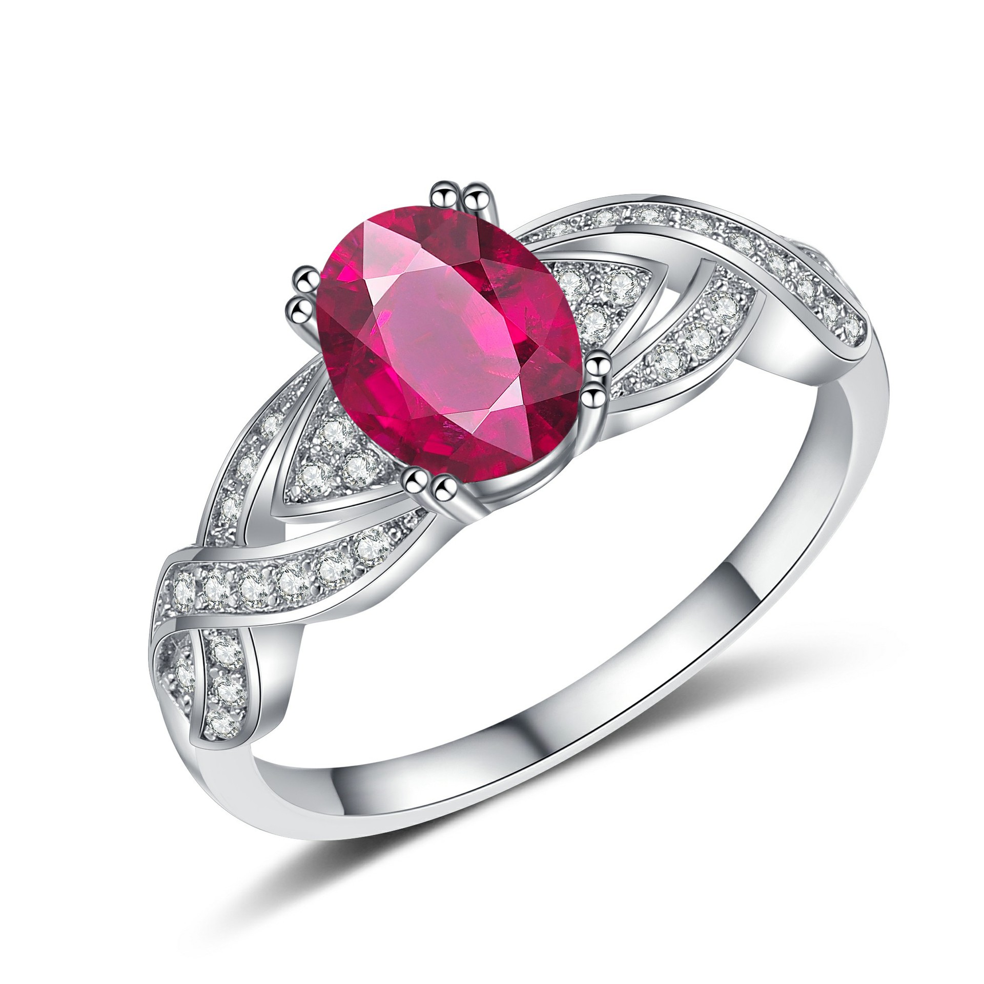 Fashionable Multi-Stone Ladies' Band Crafted from Premium 925 Sterling Silver