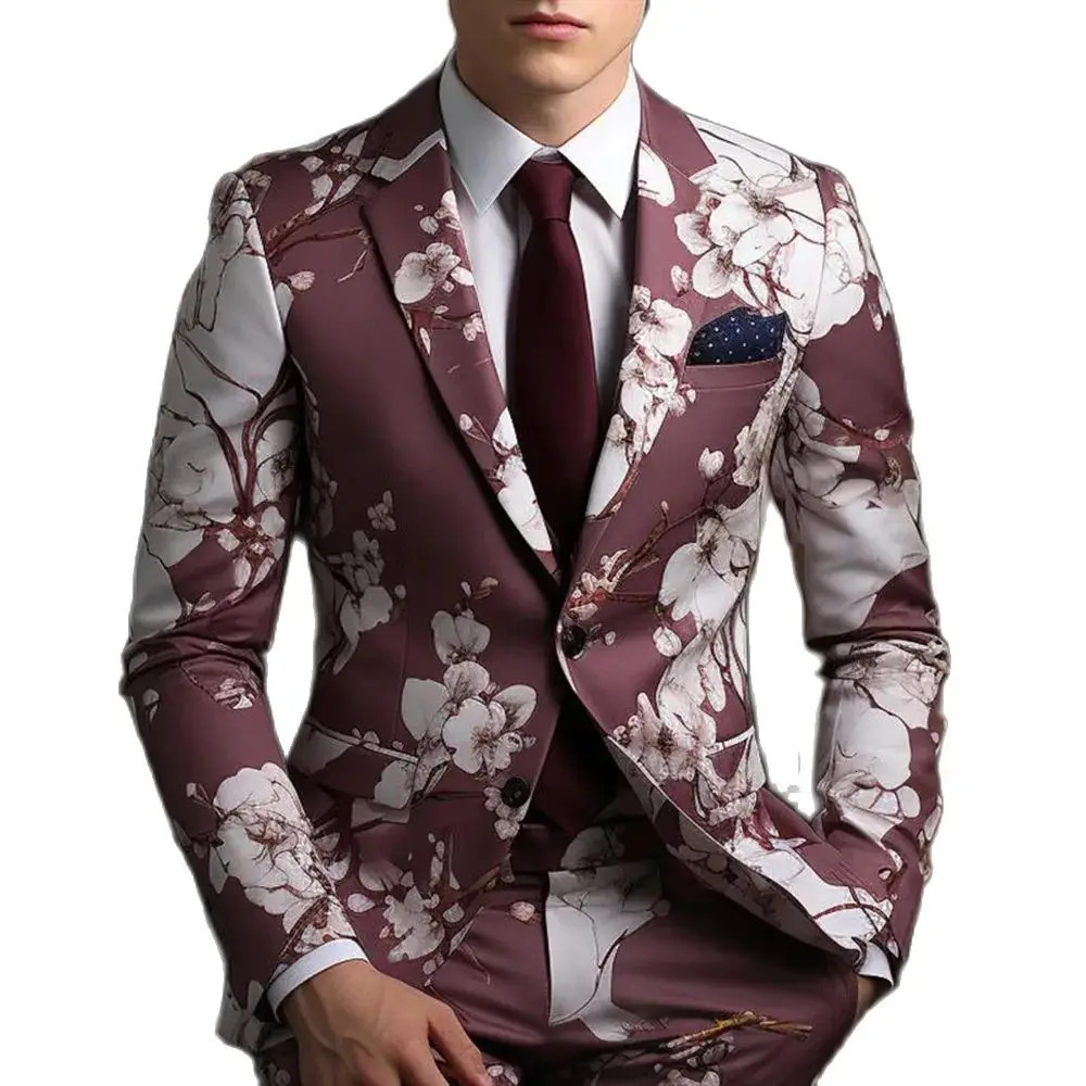 Summer Fashion 3D Abstract Print Mens Two Piece Suit Set for Casual Party Funny4197 250520A