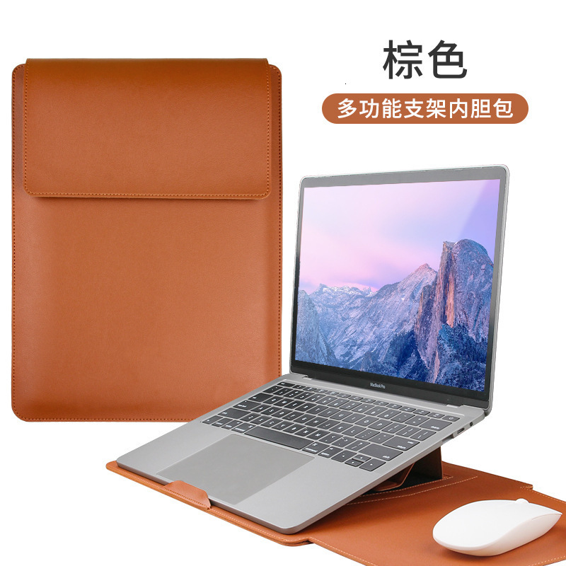 Laptop Bag 1313.3141515.415.616 Inch Notebook Computer Mouse Pad Pu Leather Bladder Bag Computer Bag Accessories 250425