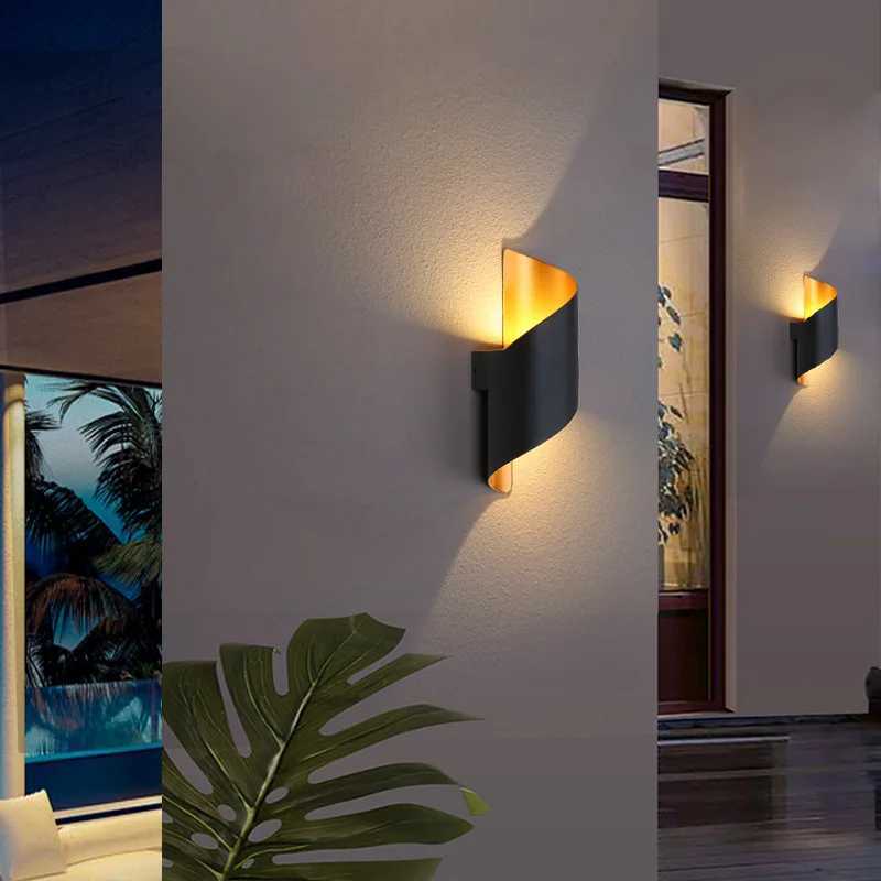 Outdoor Wall Light Aisle Waterproof Outdoor Wall Light Living Room Nordic Modern Simple Terrace Balcony Corridor Courtyard LightXJ250526