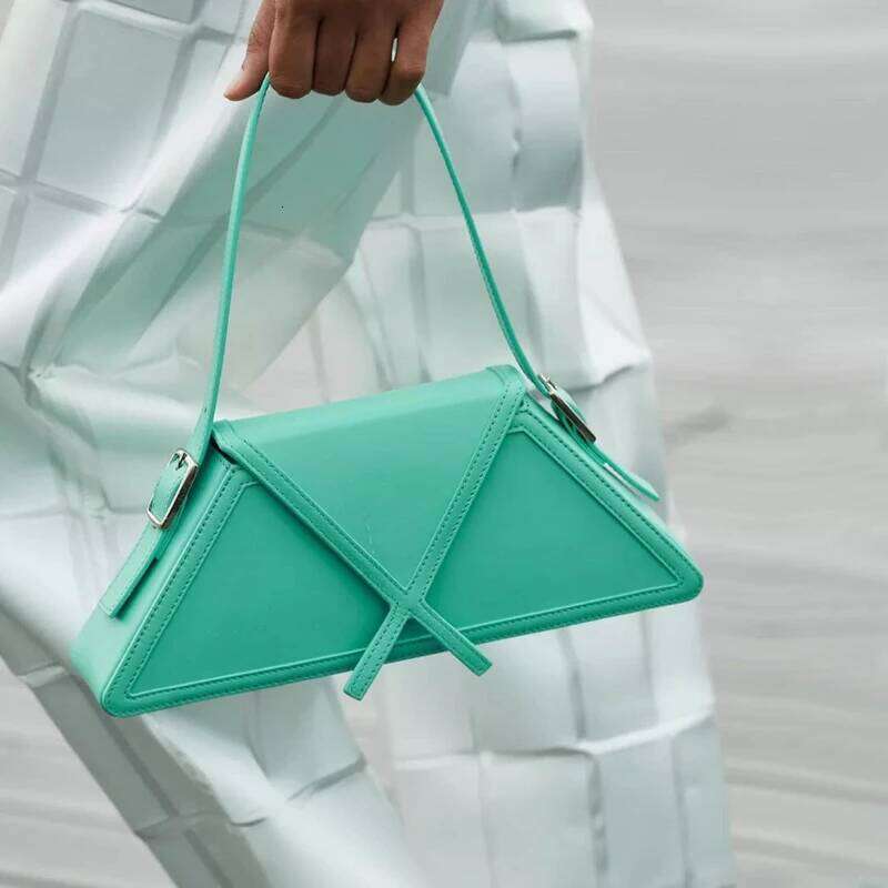 Women's Bags Designer Panelled Trapezoid Underarm 2022 Trendy High Quality Leather Shoulder Bag Designer Handbags Brand Women