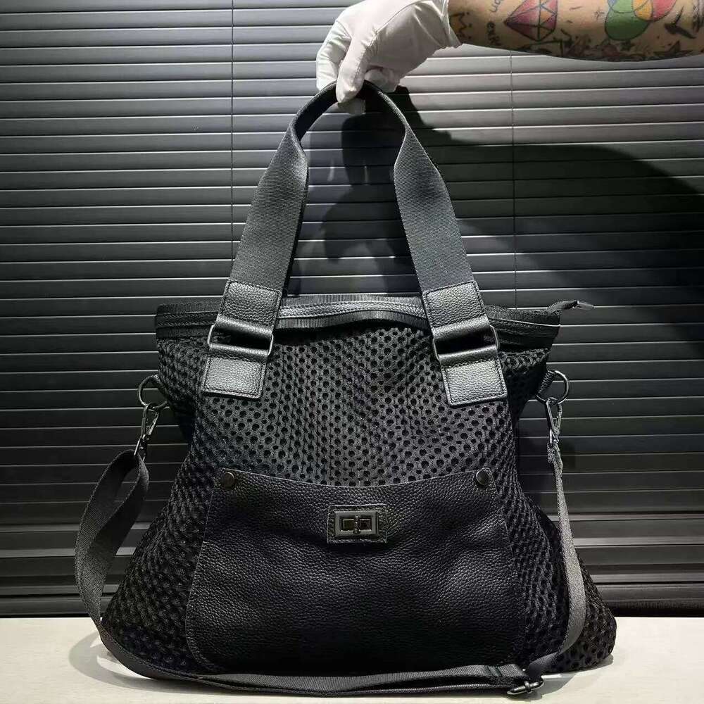 Women's Bags Designer Ladies' Fashionable Street Ed Mesh Tote Bag With Large Capacity Retro Y2k Hot Girl Single Shoulder Handbag