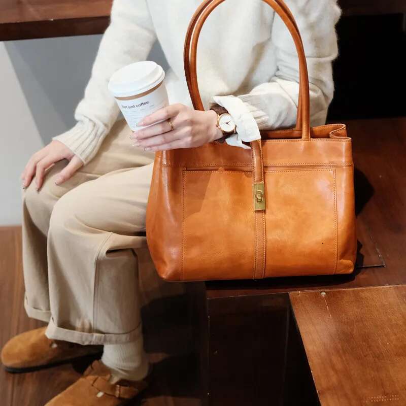 PNDME high quality first layer cowhide women s tote fashion vintage soft genuine leather ladies large shoulder bag