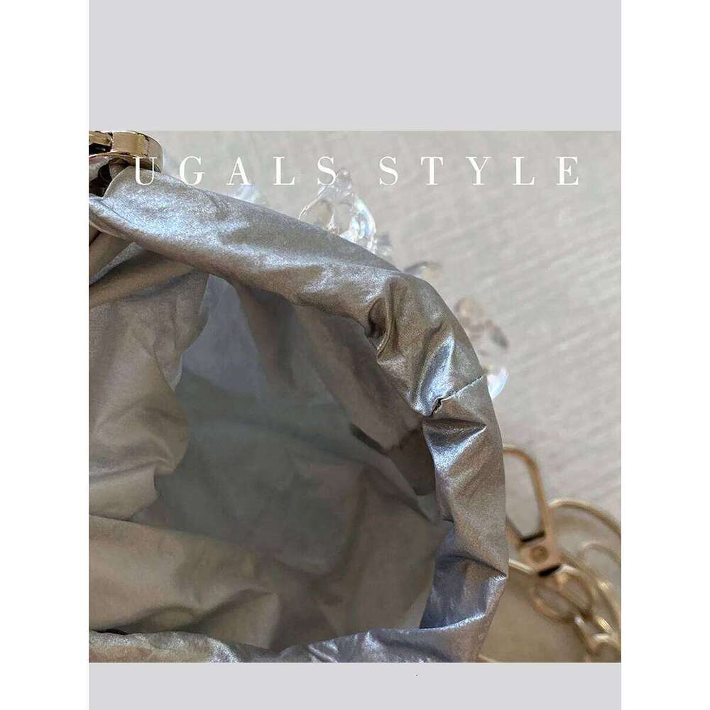 Dia Purses And Handbags Bags For Women Crystal Bucket Clutch Purse Evening Banquet Rhinestone Shoulder Bag