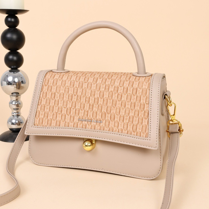 Brand Quality Style 2025 new minimalist hand-held small square for women's casual commuting style wide shoulder strap crossbody bag Free Delivery