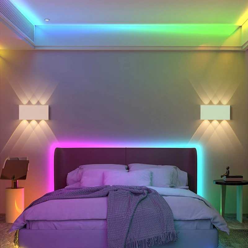 RGB Charging Wall Lamp 6W Wiring Free Magnetic Installation 4000mAh Indoor Decoration Hotel Bedside Corridor Atmosphere LightXJ250526