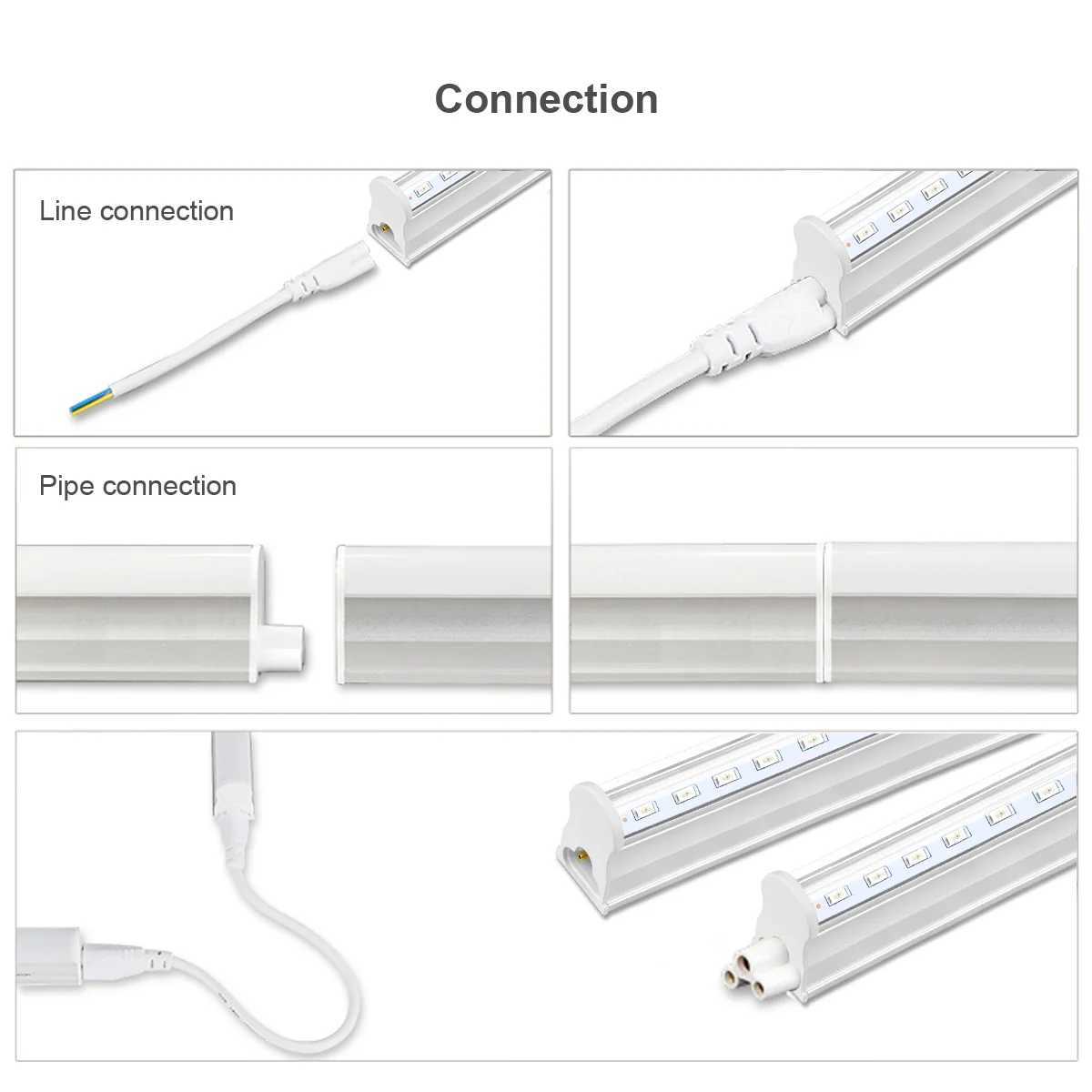 Plant LED Grow Light T5 Tube Bar Lamp 29cm 6W AC 85V -265V EU /US Plug Greenhouse Seeding Home Pot Plant GrowingXJ250526