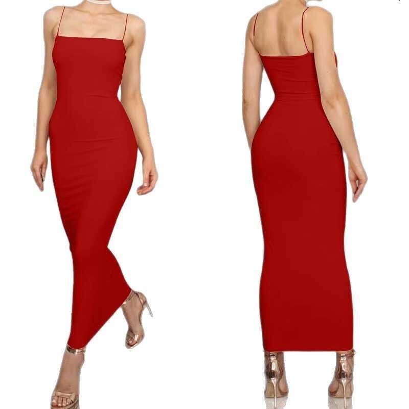 Backless Sexy Dress Sexy Bodycon Strap Long Party Gown Dress Sexy Flowy Dresses