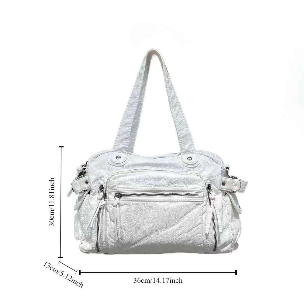 Women's Bags Designer Ladies' Fashion Y2k Hot Girl Vintage Tote With Large Capacity And Multiple Pockets, Retro Street Shoulder Bag