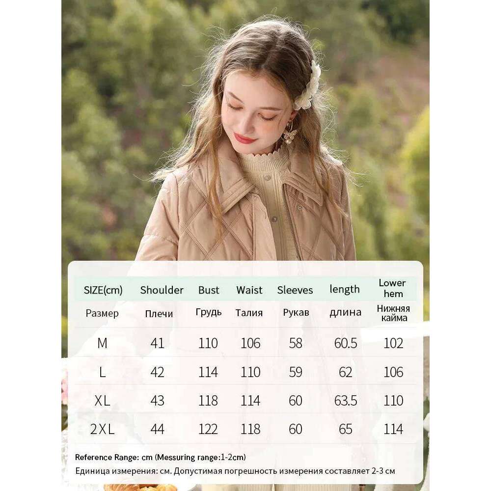 I BELIEVE YOU Turn-down Collar Women's 2024 Winter New Short Loose Windproof Warm Cotton-padded quilted Jacket 2234155370