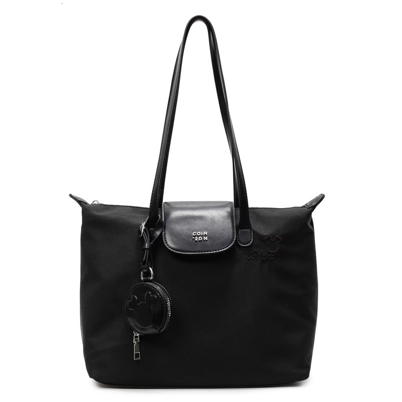 Women's Large Capacity Designer Nylon Cloth Bag New Fashionable Embroidery Handbag Casual Fashion Shoulder Bag Shopping Bag Free Shipping