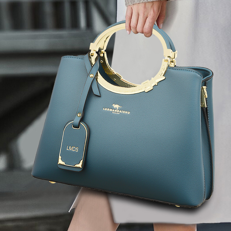 Free Shipping Designer Women's Bag Trendy New Style Versatile Large Capacity Handbag Fashionable Middle-aged Shoulder Bag Crossbody Mother Bag