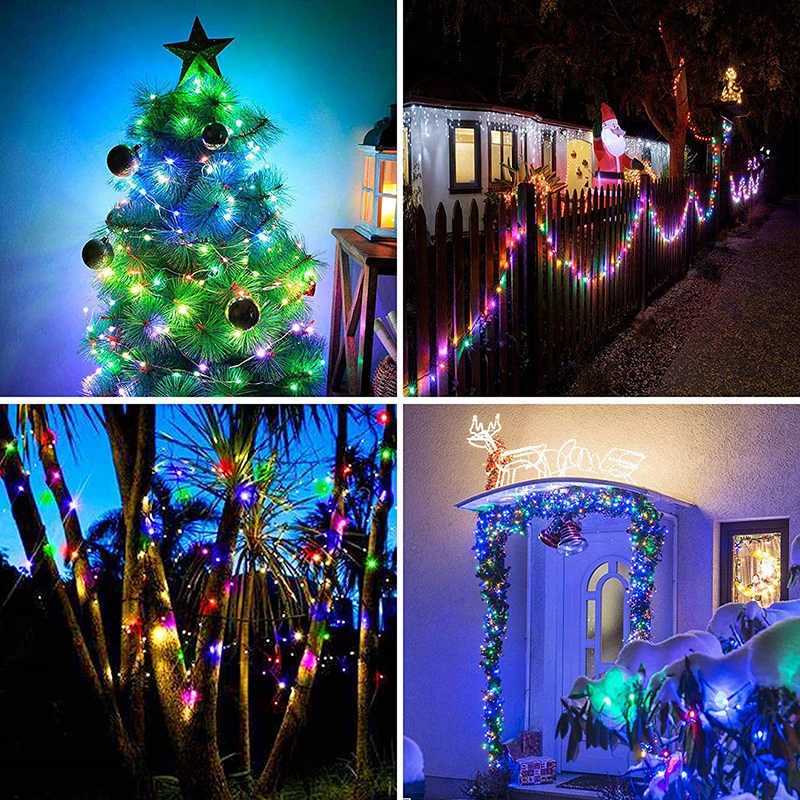 Christmas Outdoor Light Fantasy Colors Garland USB 5V WS2812B LED Fairy Tale Light String Wedding Party and Holiday Light W250526