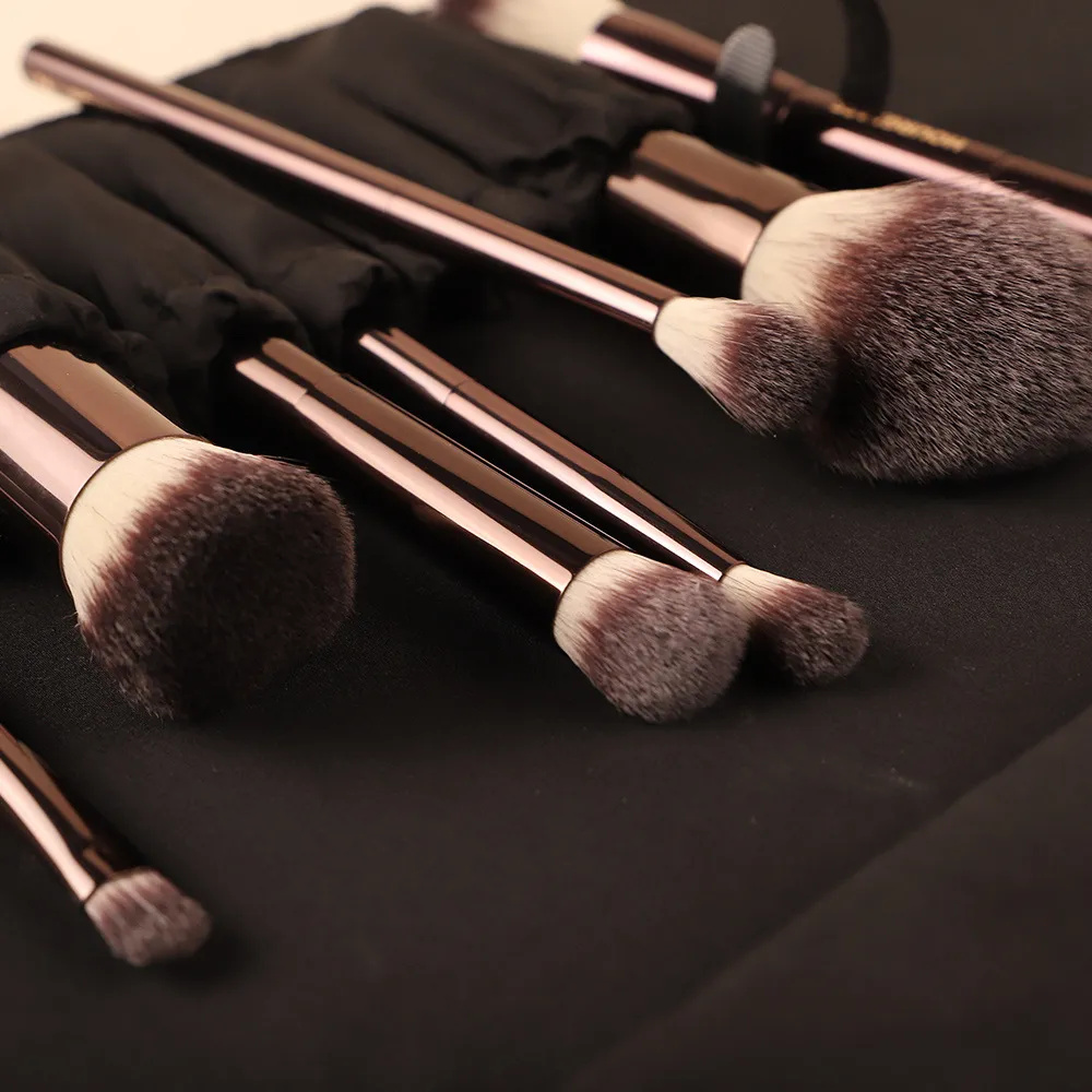 Travel makeup brush set (20 pieces) brand professional brush set foundation blush eyeshadow brush concealer eyebrow liner smudger beauty tools z250527