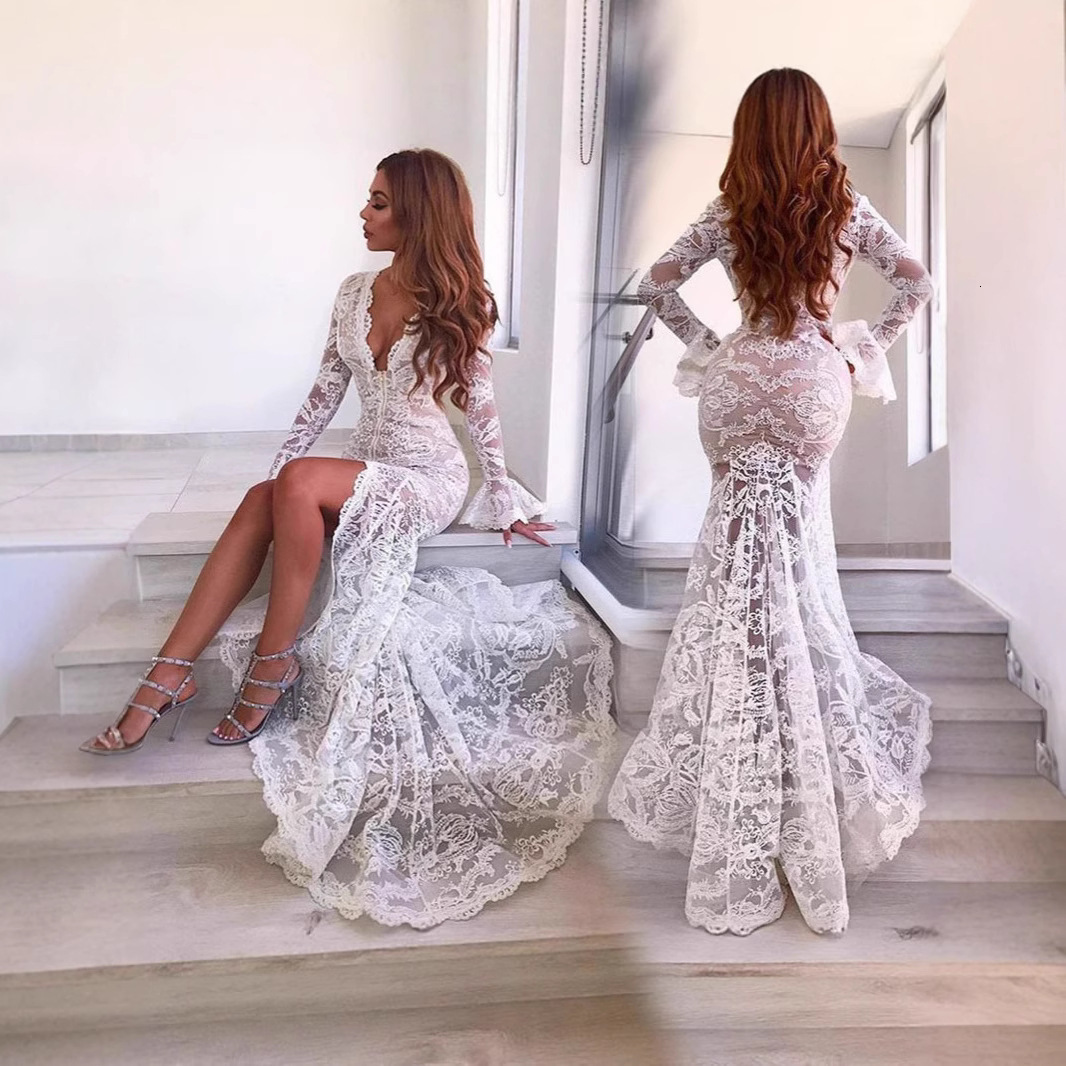 New wave lace loose sunscreen beach cardigan long skirt holiday Suit Swimsuit with blouse