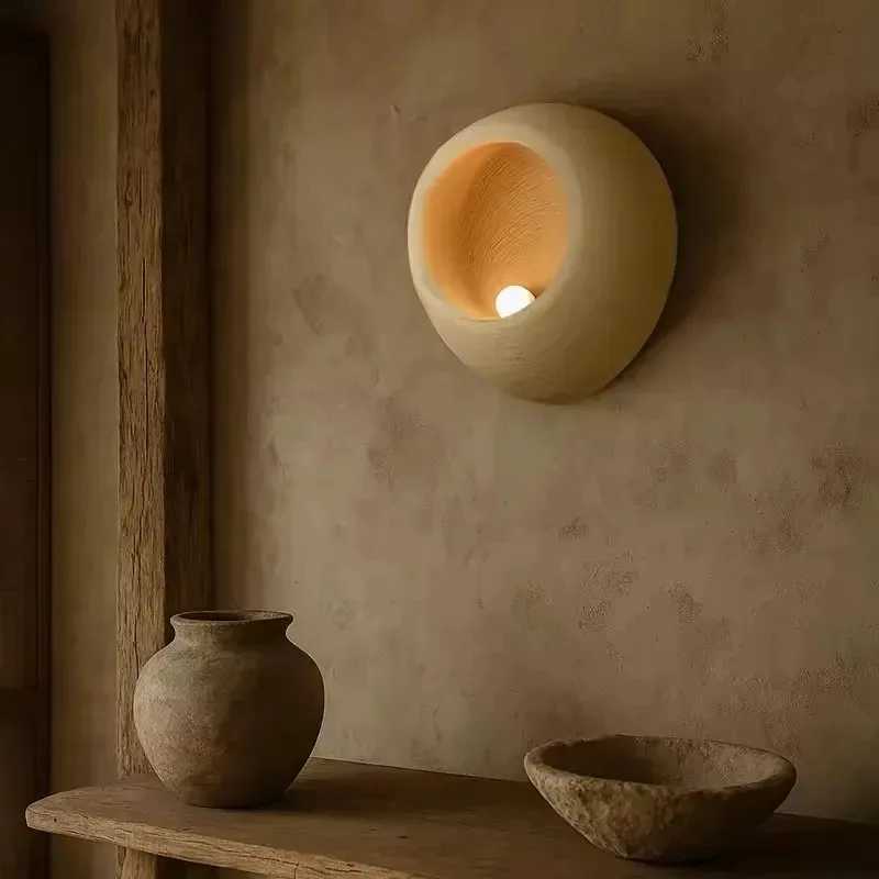 2025 Latest Nordic Lamps Japanese Style Wasabi Wind Wall Lamp I Am Bedside Lamp Living Room Background Wall Home Decor Reading LampXJ250526