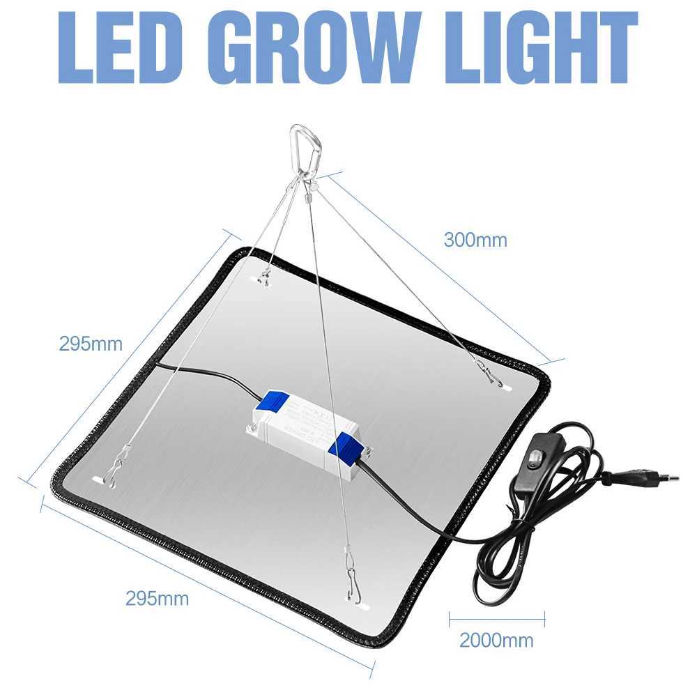 LED Full Spectrum Phytolamp For Plants Grow Light Indoor Flower Seeds Hydroponics Cultivation Phyto Lamp Quantum Board LED LightXJ250526