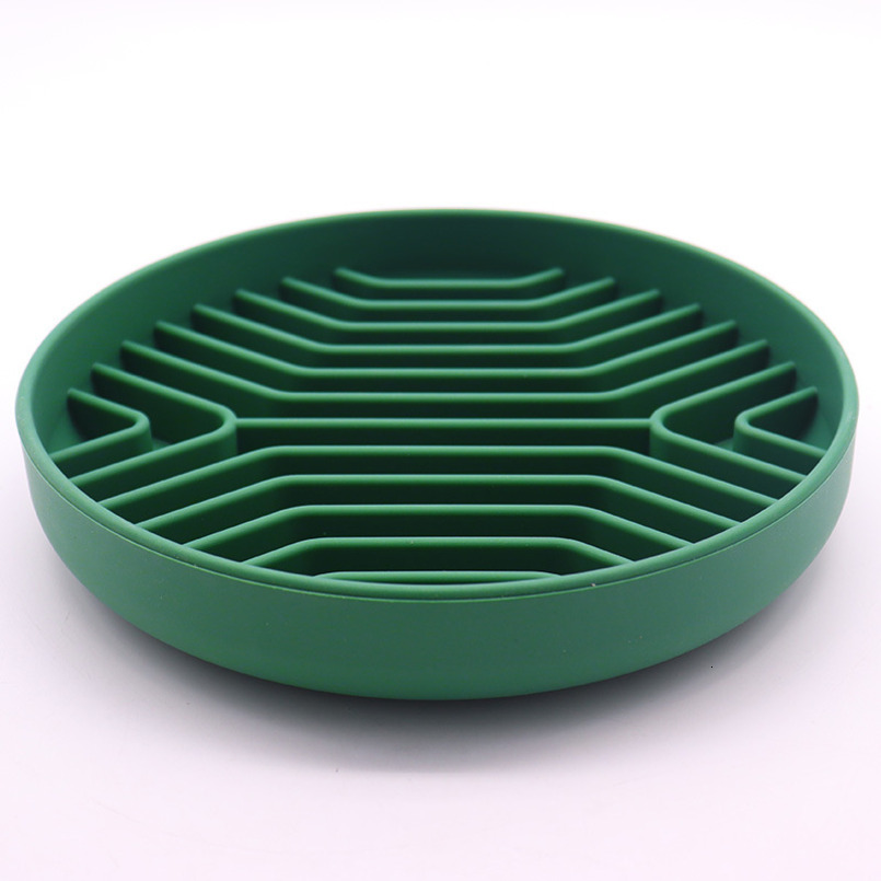 Silicone Pet Slow Feeder Anti-Choke Anti-Spill Food Container Supplies Dog Feeding Bowl
