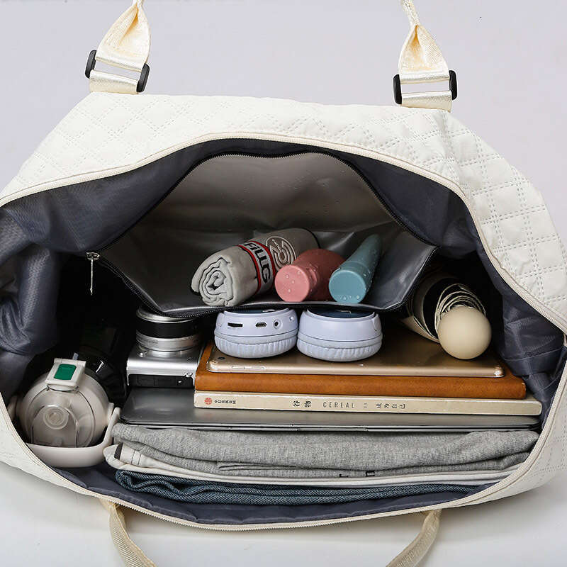 Business Trip Travel Outdoor with Independent Shoe Compartment, Mother-Daughter Diamond Pattern, Dry-Wet Separation Sports Handbag, Yoga Fitness Bag