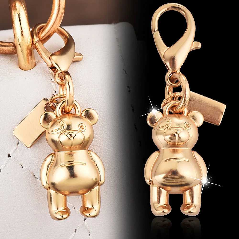 New Exquisite High-end Bear Cherry Dog Keychains For Women Y2k Bag Pendant Car Key Chains Jewelry Gift Decoration Accessories XJ250524