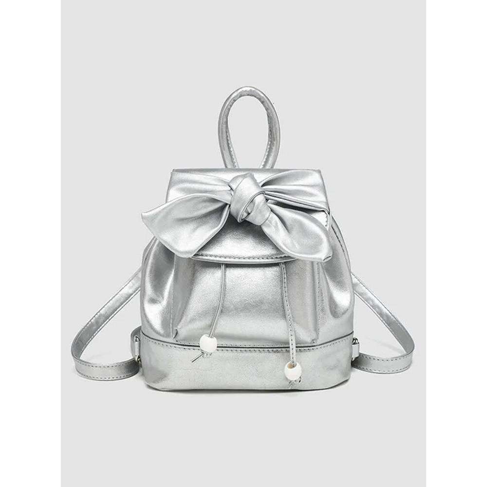 Women's Bags Designer New Fashion New School Travel Small Backpack Niche Design Senior Bow Bag