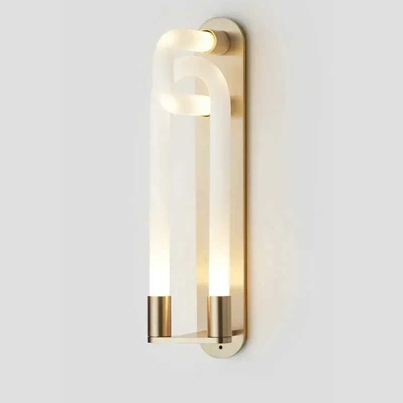 Acrylic Double Head Wall Lamp Modern LED Wall Lamp Light Living Room Bedroom Corridor Hotel Bedside Decorative LightXJ250526