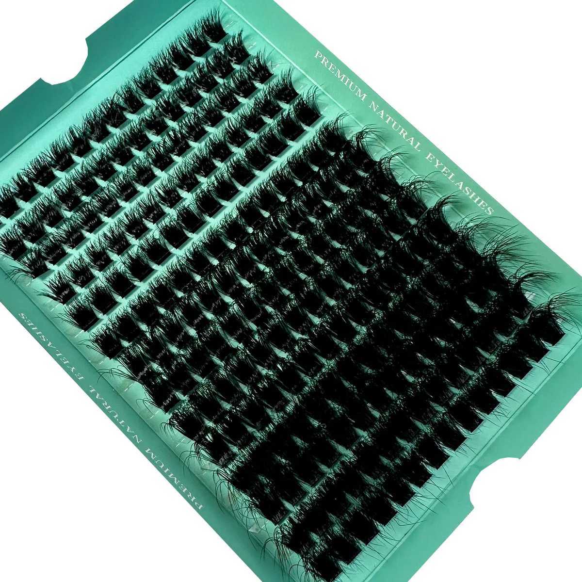 160D 8-20mm 5D Fluffy Thick Soft Individual DIY Clusters Eyelash Extension D Curl 280pcs Natural Segmented Eyelash Makeup Tools z250526VHM6