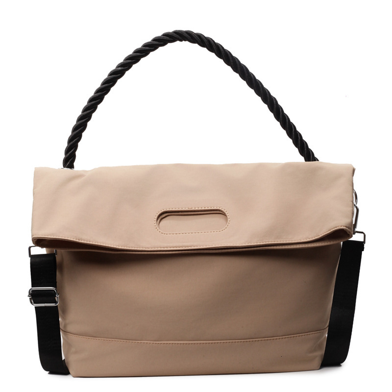 Minimalist Designer Women's Handbag Fashion Canvas Large Capacity Commuter Crossbody Bag New Casual Handbag Student Bag Free Shipping