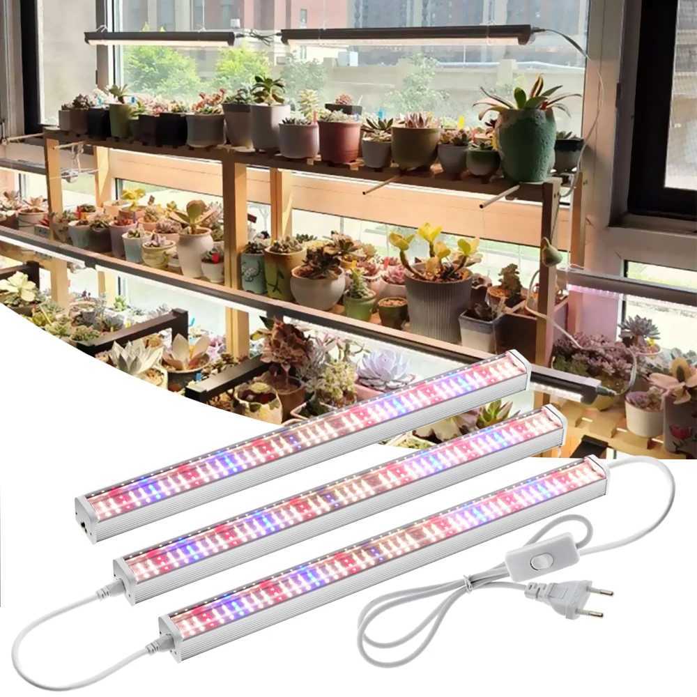 Full Spectrum LED Grow Light For Greenhouse Plants 4000K AC100V-265V IP65 Waterproof For Indoor Outdoor Veg FlowersXJ250526
