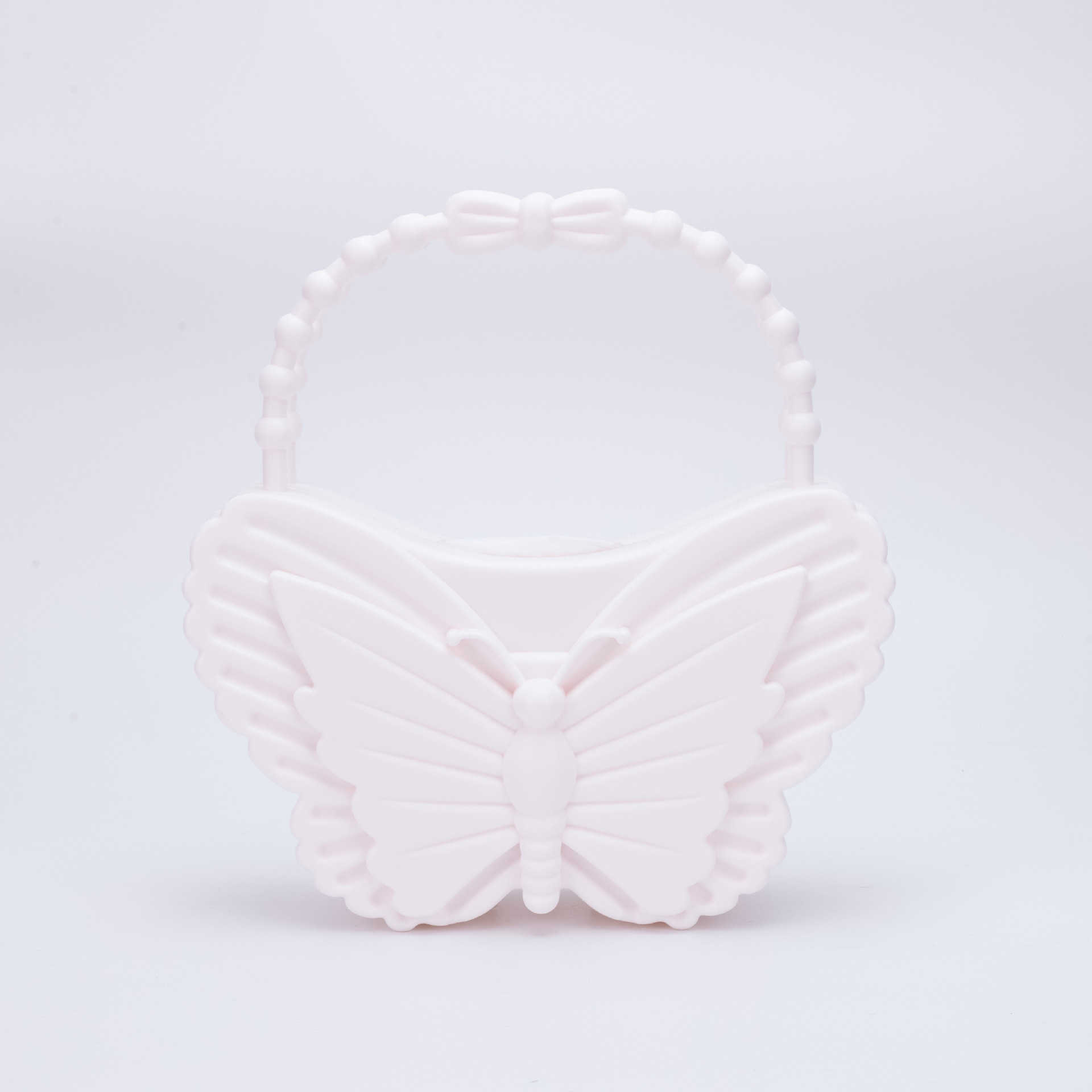 Pvc Butterfly Jelly Bag Fashion and Versatile Banquet Bag Anti Dirty and Easy to Wash Summer Womens Handbag