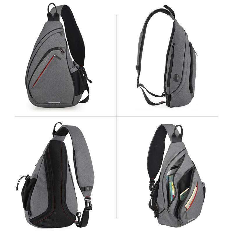 Women's Bags Designer Mixi Men One Shoulder Backpack Women Sling Crossbody USB Boys Cycling Sports Travel Versatile Fashion Bag Student School