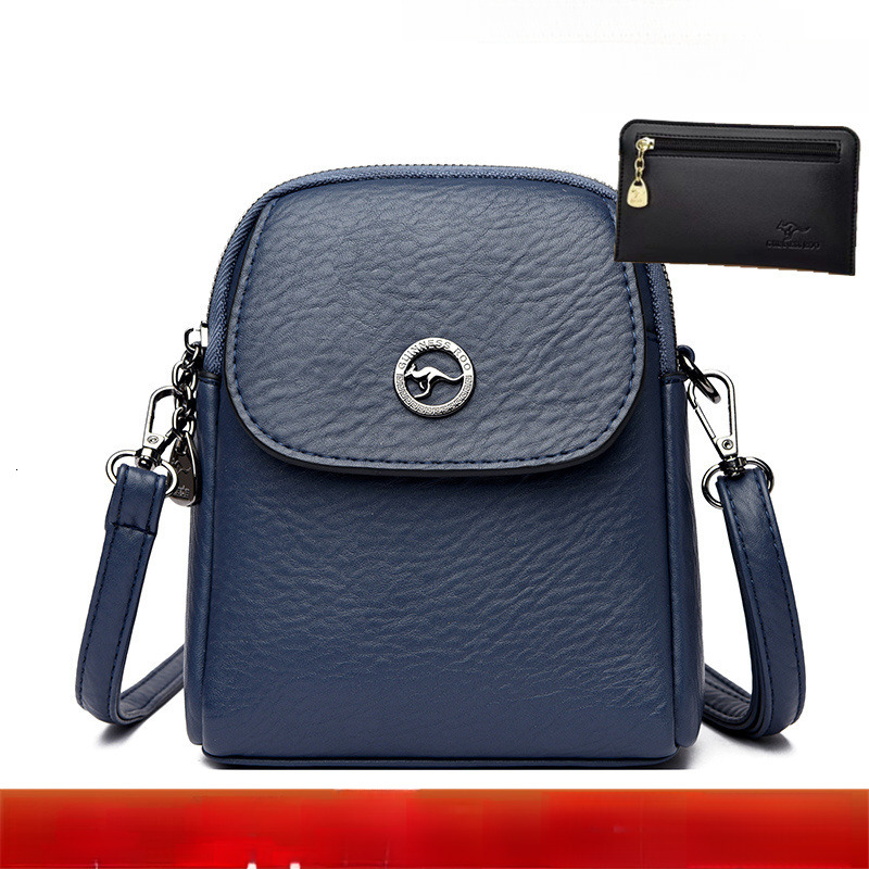 Brand High Quality Style 2024 new crossbody women's versatile vertical multi-layer shoulder bag, fashionable and high-end mobile bag Free Deliver