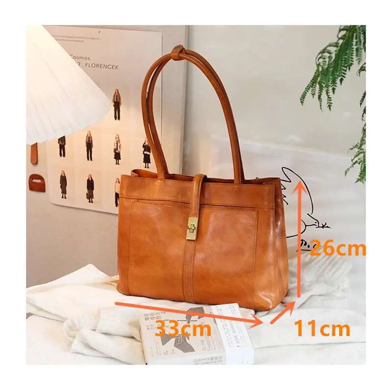 PNDME high quality first layer cowhide women s tote fashion vintage soft genuine leather ladies large shoulder bag