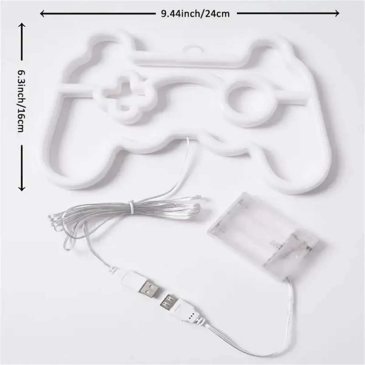 Light Up Your Gaming Room with this 1pc Gamer Neon Sign - Perfect Gift for Teen Boys! W250526