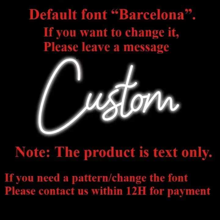 Custom Neon Sign Personalized Name Sign LED Neon Night Light Birthday Gifts Room Bedroom Decoration Wall Wedding LED Neon Lamp W250526