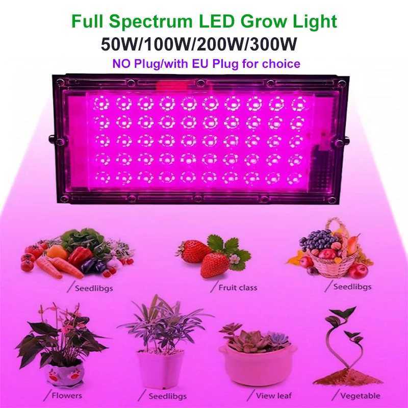 Phyto Lamp 50W 100W 300W Phytolamp For Plants Full Spectrum Led Cultivation Plant Grower Indoor Culture Led Grow Lamp Uv LampXJ250526