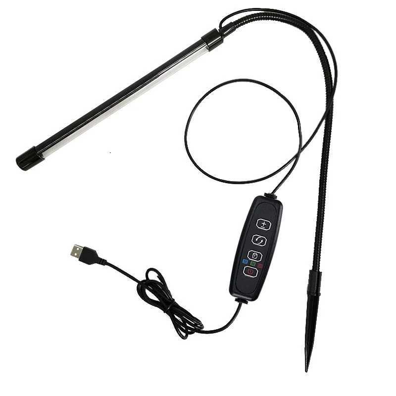 1PC USB 5V Plant Lights Grow Lamp Full Spectrum Insertion Type Grow Light LED Home Indoor Flower Seedling Phyto LampXJ250526