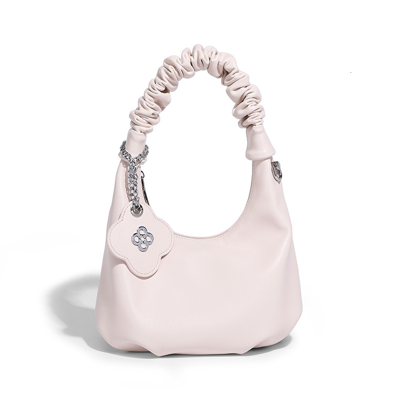 High-end Niche for Women Fashion 2025 New Single Shoulder Crossbody Summer Women's Handheld Pleated Dumpling Bag