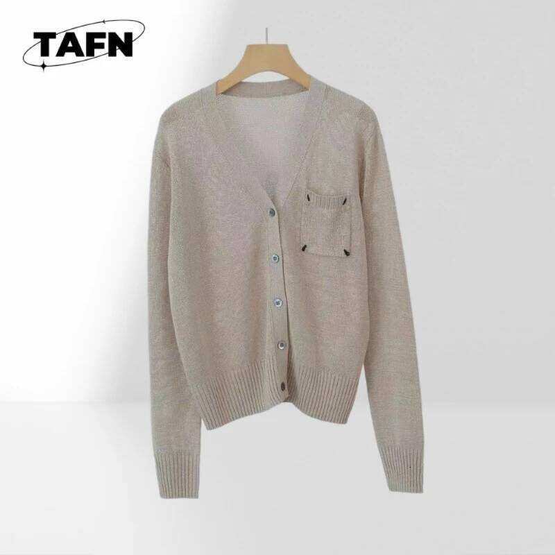 25 Single-Breasted Trendy Comfortable Beautiful Advanced Texture High-End All-Match Cashmere Simple Ad2107