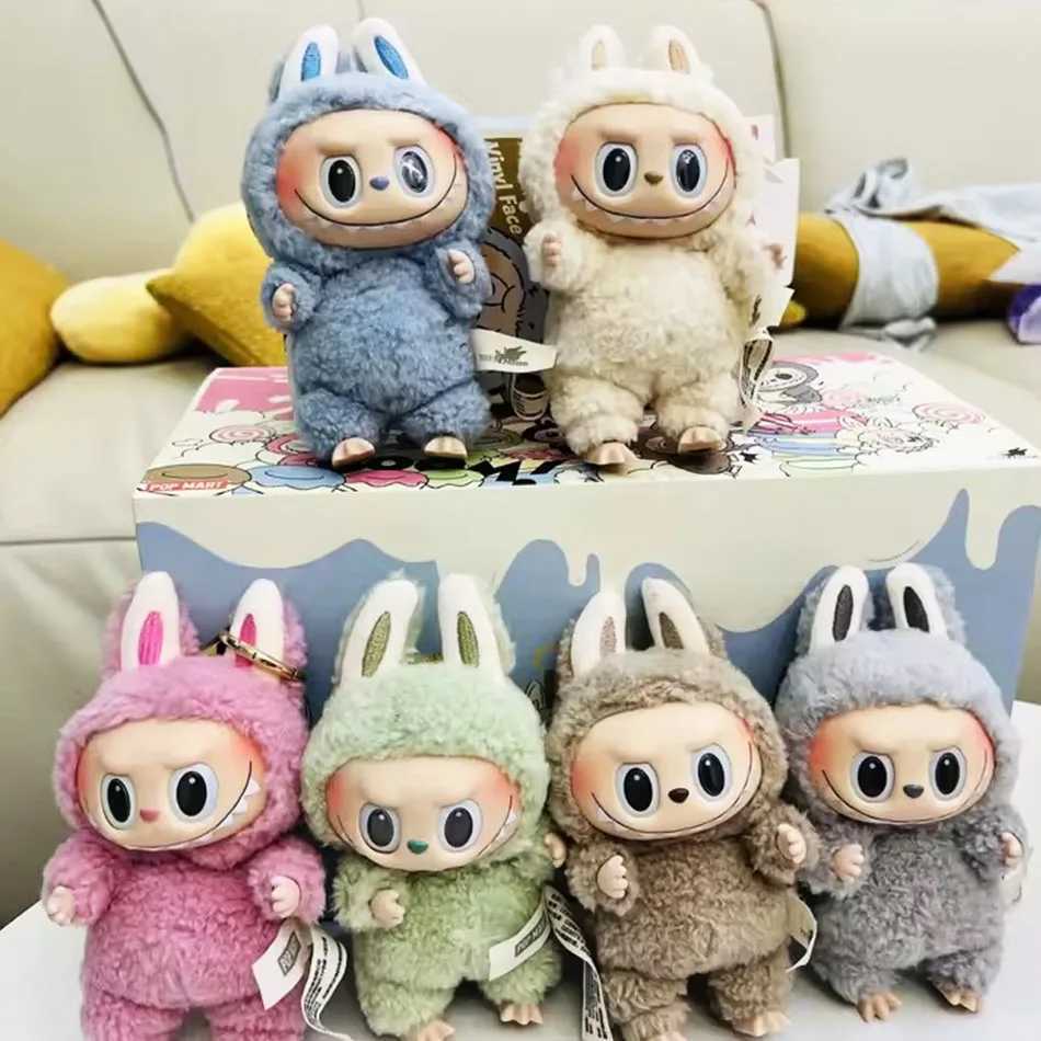 Hot In Stock Anime Figure Labubu Have A Seat Series PVC Pendant Doll Model Toy Kawaii Monster Replica Keychain Toy Birthday Gift XJ250524