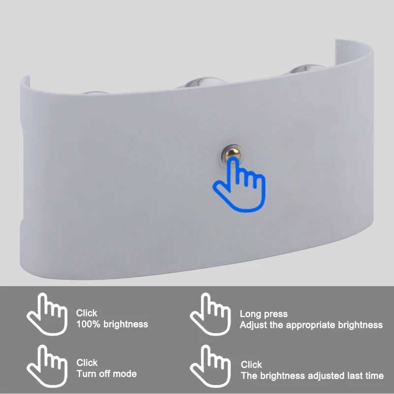 Indoor Wall Lamp Charging Touch Switch Remote Control Wireless USB Charging Bedroom Kitchen Dining Room Living Room StudyXJ250526