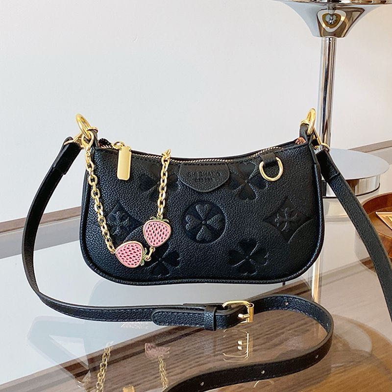Designer Bags Fashion Shoulder Bags Underarm Bags Women's Bags Luxury Chain Leather Bags Hundreds Luxury Printed Leather Embossed Old Flower Bags