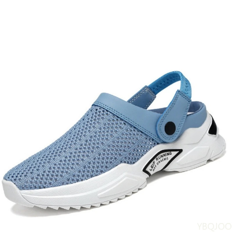 summer Slip on Lightweight Men Sneakers Fashion versatile Platform Sandals Mesh leisure Breathable Beach Slippers 250523BJ - view 3