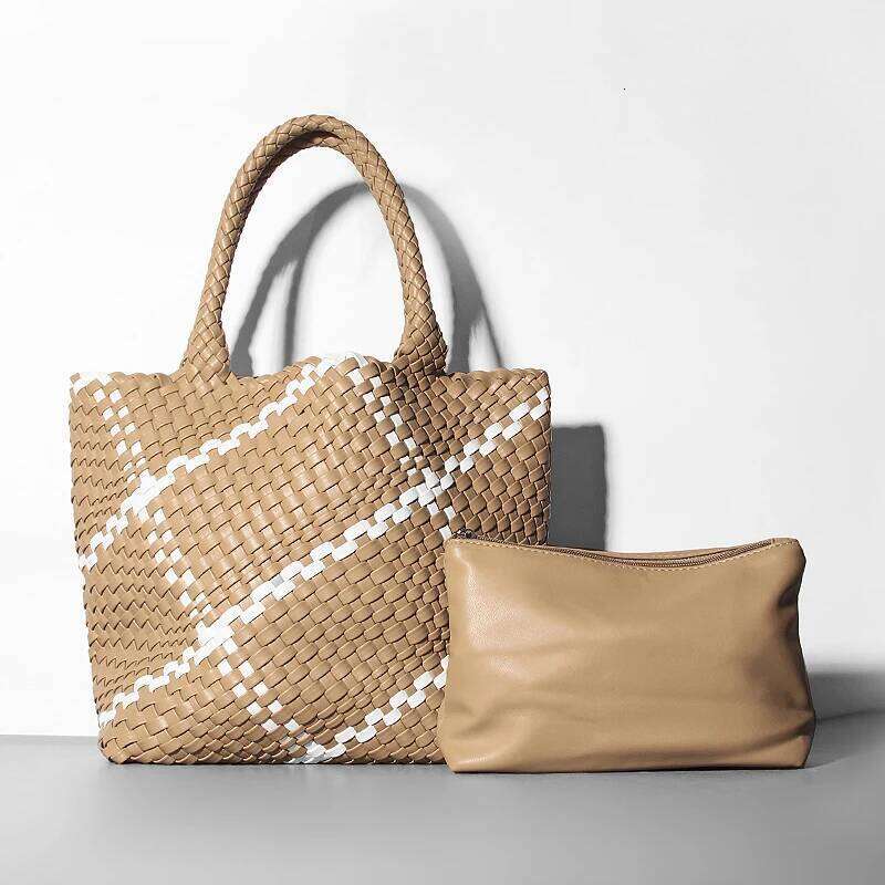 Women's handbag designer women's handbag women's bucket large woven shoulder shopping bag women's handbag travel bag