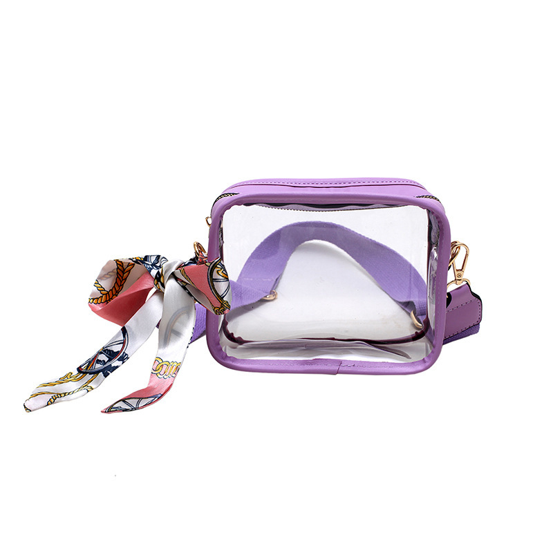 2025 New Transparent Jelly Personality Ins Trendy Cool Phone Casual Stylish Crossbody Bag