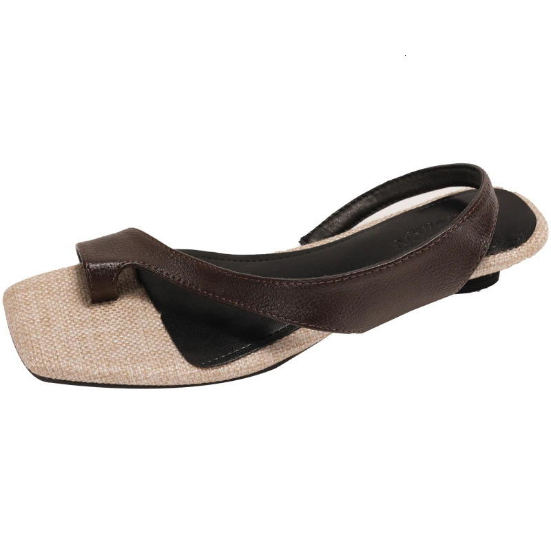 Flats Women Sandals ner Fashion Shoes Dress Elegant Woman Slippers Trend Summer Walking Cozy Casual Female Shoes 250526