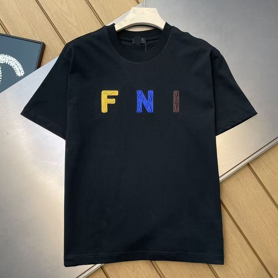 Summer men's designer T-shirts, fashionable pure cotton short T-shirts with couple prints and letter joints, trendy T-shirts S~4XL8890