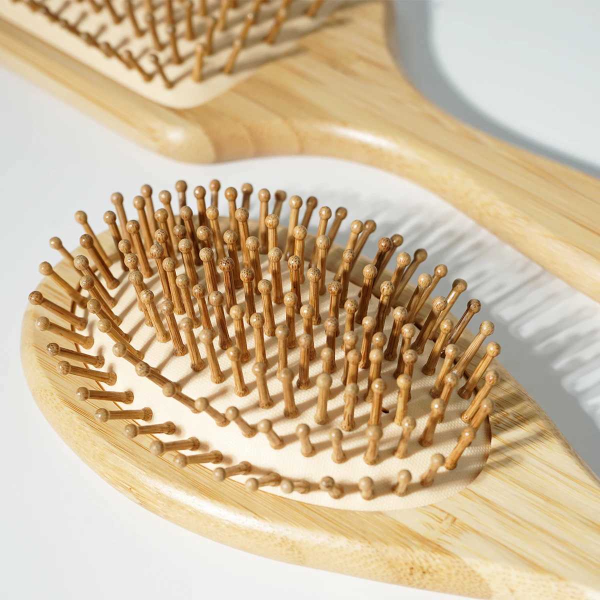 Personalized Wooden Hair Brush Customized Round Air Cushion Comb Massage Comb Mothers Day Gift Souvenir Girl Gift Birthday Gift R250526