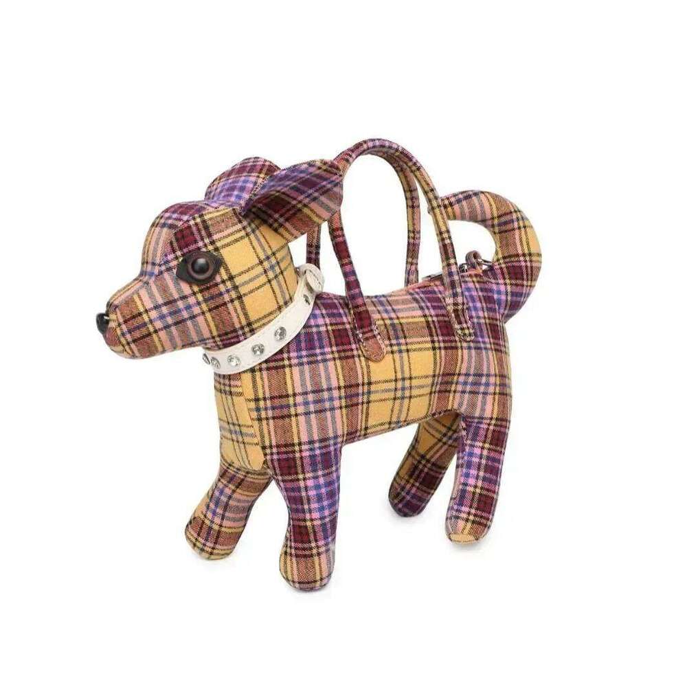 Women's Bags Designer Fashionable, Creative, Cute Deer Shaped Handbag With Personalized Splicing, Detachable Shoulder Strap, Diagonal Cross Bag